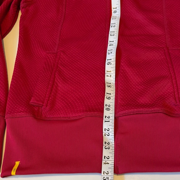 Lole women’s dark rose pink Zip-Up athletic hoodie, size L, good condition - Picture 12 of 14